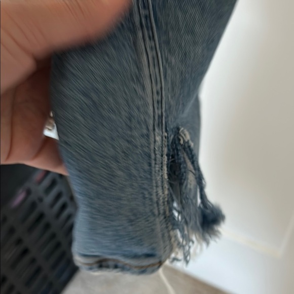 Agolde Faded Blue Ankle Jeans - Picture 7 of 10